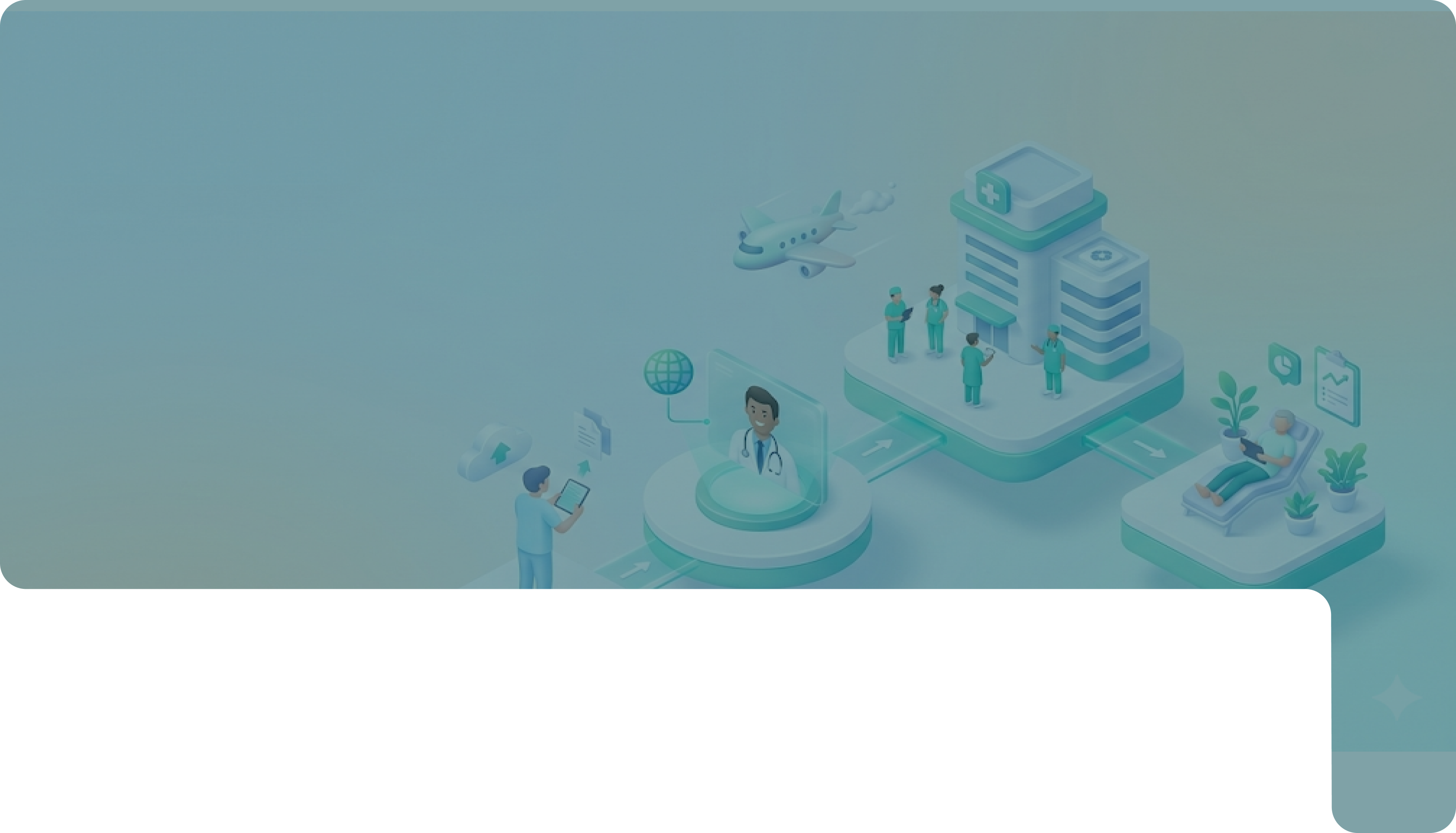 Doctors and hospitals illustration