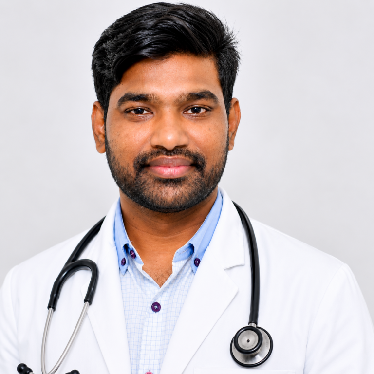 Dr. Arun Chowdary Kotaru, pulmonologist and sleep medicine specialist at Artemis Hospital, Gurugram, India