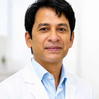 Dr. Giriraj Bora, liver transplant surgeon and GI and HPB surgeon at Artemis Hospital, Gurugram, India