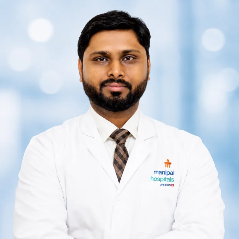 Dr. Hamza Shaikh, spine surgeon at Manipal Hospitals Dwarka, New Delhi, India