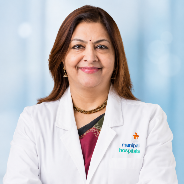 Dr. Leena N Sreedhar, obstetrician and gynaecologist at Manipal Hospitals Dwarka, New Delhi, India
