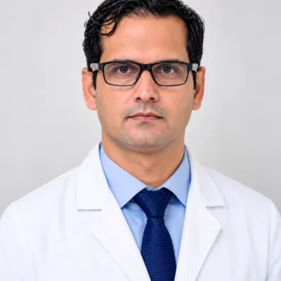 Dr. Parveen Yadav, surgical oncologist and thoracic surgeon at Artemis Hospital, Gurugram, India