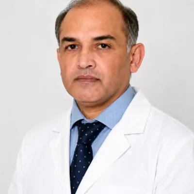 Dr. Rajiv Yadav, urologist, urologic oncologist and robotic surgeon at Artemis Hospital, Gurugram, India
