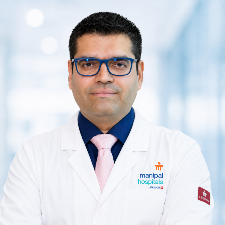 Dr. Vikas Choudhary, radiation oncologist at Manipal Hospitals Dwarka, New Delhi, India